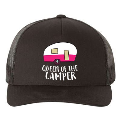 Funny Camping Queen Of The Camper Rv Camper Mom Camper Queen Gift Yupoong Adult 5-Panel Trucker Hat