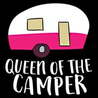 Funny Camping Queen Of The Camper Rv Camper Mom Camper Queen Gift Cooling Performance Crew T-Shirt