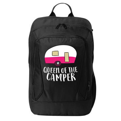 Funny Camping Queen Of The Camper Rv Camper Mom Camper Queen Gift City Backpack