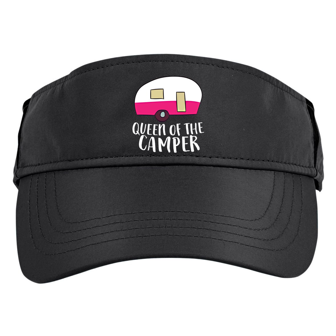 Funny Camping Queen Of The Camper Rv Camper Mom Camper Queen Gift Adult Drive Performance Visor