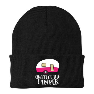 Funny Camping Queen Of The Camper Rv Camper Mom Camper Queen Gift Beanie