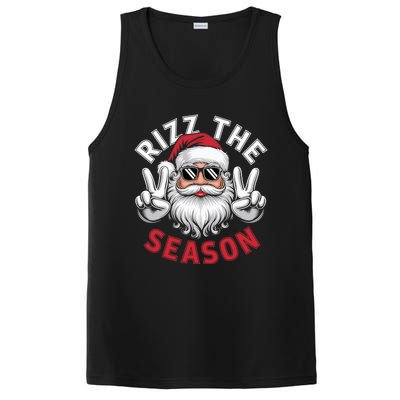 Funny Christmas Riz Zmas Santa Xmas Rizz The Season Bruh PosiCharge Competitor Tank