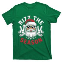 Funny Christmas Riz Zmas Santa Xmas Rizz The Season Bruh T-Shirt