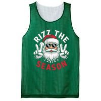 Funny Christmas Riz Zmas Santa Xmas Rizz The Season Bruh Mesh Reversible Basketball Jersey Tank