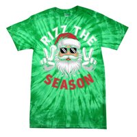 Funny Christmas Riz Zmas Santa Xmas Rizz The Season Bruh Tie-Dye T-Shirt