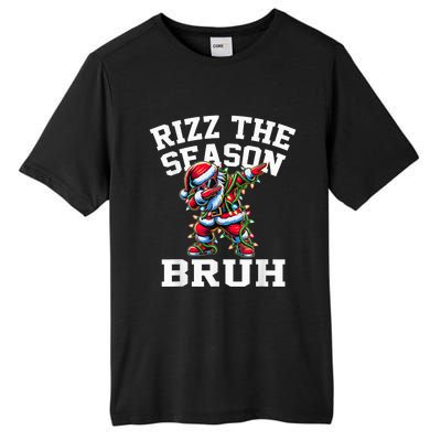 Funny Christmas Riz Zmas Santa Xmas Rizz The Season Bruh Tall Fusion ChromaSoft Performance T-Shirt