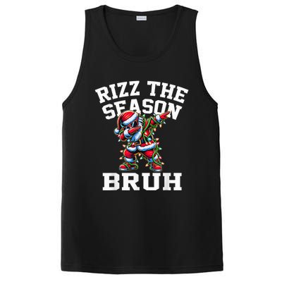 Funny Christmas Riz Zmas Santa Xmas Rizz The Season Bruh PosiCharge Competitor Tank