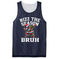 Funny Christmas Riz Zmas Santa Xmas Rizz The Season Bruh Mesh Reversible Basketball Jersey Tank