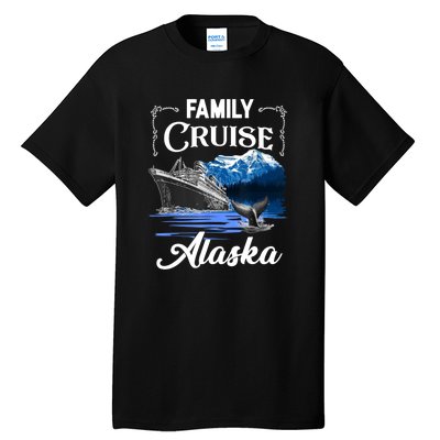 Family Cruise Retro Alaska Tall T-Shirt