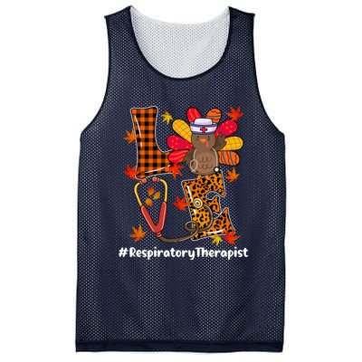 Funny Cute Respiratory Therapist Nurse Love Turkey Stethoscope Gift Mesh Reversible Basketball Jersey Tank