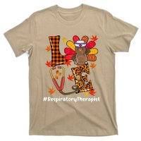 Funny Cute Respiratory Therapist Nurse Love Turkey Stethoscope Gift T-Shirt