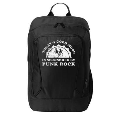 Funny Cute Retro Vintage Punk Rock City Backpack