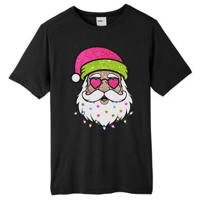 Funny Cool Retro Groovy Santa Claus Tall Fusion ChromaSoft Performance T-Shirt