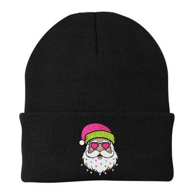 Funny Cool Retro Groovy Santa Claus Beanie