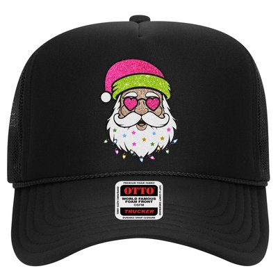 Funny Cool Retro Groovy Santa Claus Trucker Hat