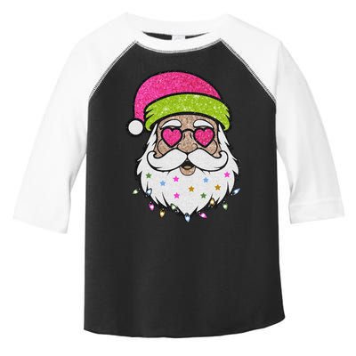 Funny Cool Retro Groovy Santa Claus Toddler Fine Jersey T-Shirt