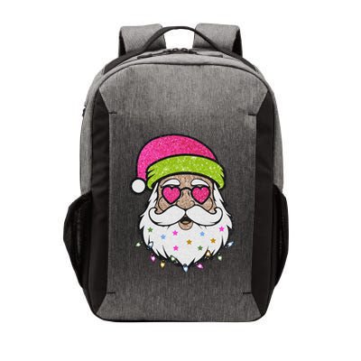 Funny Cool Retro Groovy Santa Claus Vector Backpack