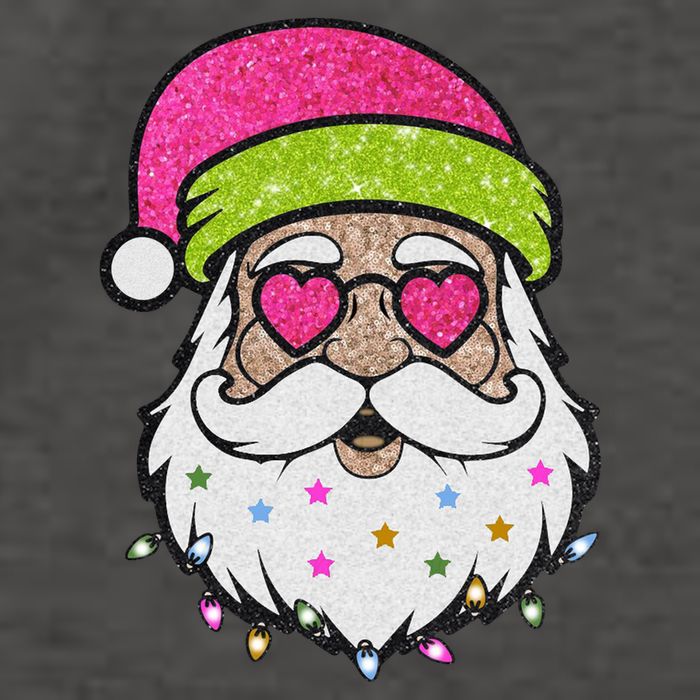 Funny Cool Retro Groovy Santa Claus Vector Backpack