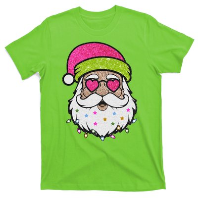 Funny Cool Retro Groovy Santa Claus T-Shirt