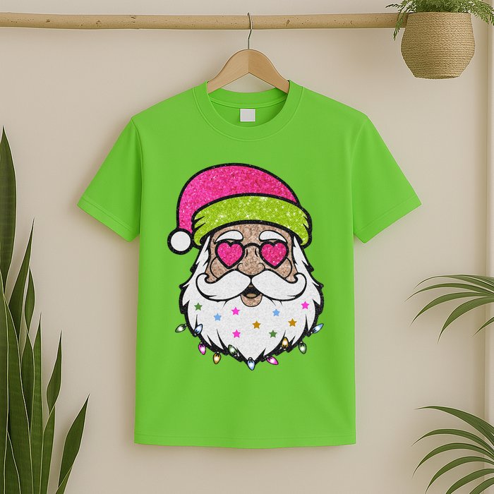 Funny Cool Retro Groovy Santa Claus T-Shirt