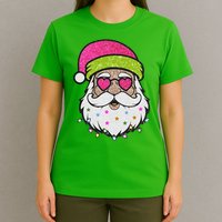 Funny Cool Retro Groovy Santa Claus T-Shirt