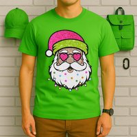 Funny Cool Retro Groovy Santa Claus T-Shirt