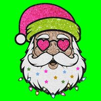 Funny Cool Retro Groovy Santa Claus T-Shirt