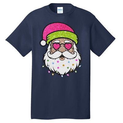 Funny Cool Retro Groovy Santa Claus Tall T-Shirt