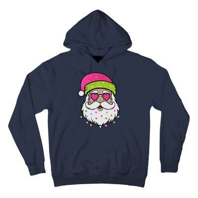 Funny Cool Retro Groovy Santa Claus Tall Hoodie