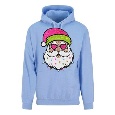 Funny Cool Retro Groovy Santa Claus Unisex Surf Hoodie