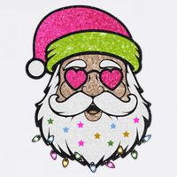 Funny Cool Retro Groovy Santa Claus Garment-Dyed Sweatshirt