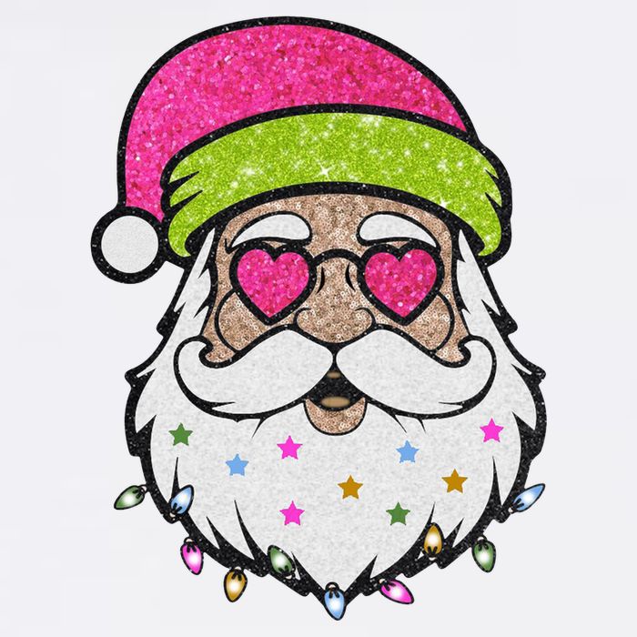 Funny Cool Retro Groovy Santa Claus Garment-Dyed Sweatshirt