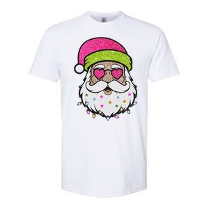 Funny Cool Retro Groovy Santa Claus Softstyle CVC T-Shirt