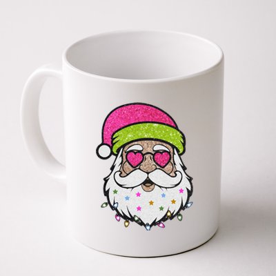 Funny Cool Retro Groovy Santa Claus Coffee Mug