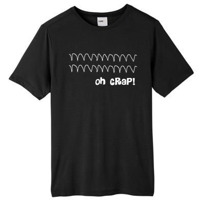 Funny Cardiac Rhythm Oh Crap Nurse Tall Fusion ChromaSoft Performance T-Shirt