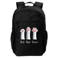 Funny Cat Rock Paper Scissors Hand Game Cute Paw Kitten Daily Commute Backpack