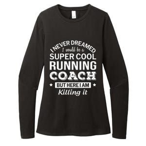 Funny Cool Running Coach Womens CVC Long Sleeve Shirt