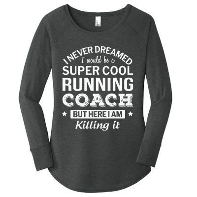 Funny Cool Running Coach Women's Perfect Tri Tunic Long Sleeve Shirt