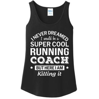 Funny Cool Running Coach Ladies Essential Tank