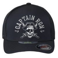 Funny Captain Ron Pirate Gift Design Joke Idea Flexfit Unipanel Trucker Cap