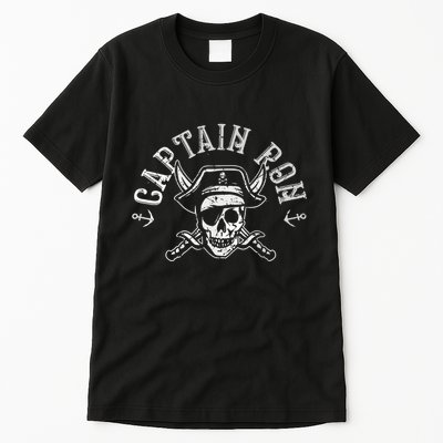 Funny Captain Ron Pirate Gift Design Joke Idea Tall T-Shirt