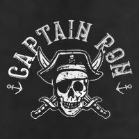 Funny Captain Ron Pirate Gift Design Joke Idea Adult Drive Performance Visor