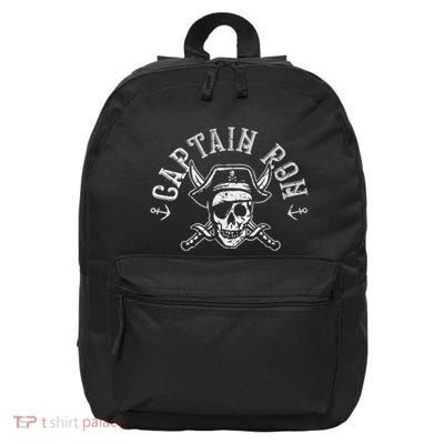 Funny Captain Ron Pirate Gift Design Joke Idea 16 in Basic Backpack