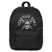 Funny Captain Ron Pirate Gift Design Joke Idea 16 in Basic Backpack
