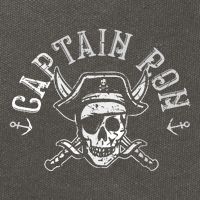 Funny Captain Ron Pirate Gift Design Joke Idea Cotton Canvas Backpack