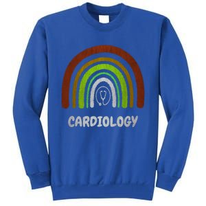 Funny Cardiology Rainbow Cardiologist Heart Surgeon Cute Gift Tall Sweatshirt