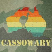 Funny Cassowary Retro Cassowary Legacy Tie Dye Trucker Hat