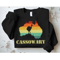 Funny Cassowary Retro Cassowary Sweatshirt
