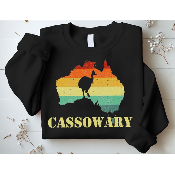 Funny Cassowary Retro Cassowary Sweatshirt