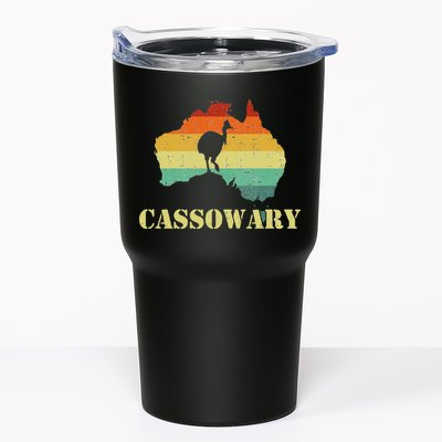 Funny Cassowary Retro Cassowary Tumbler
